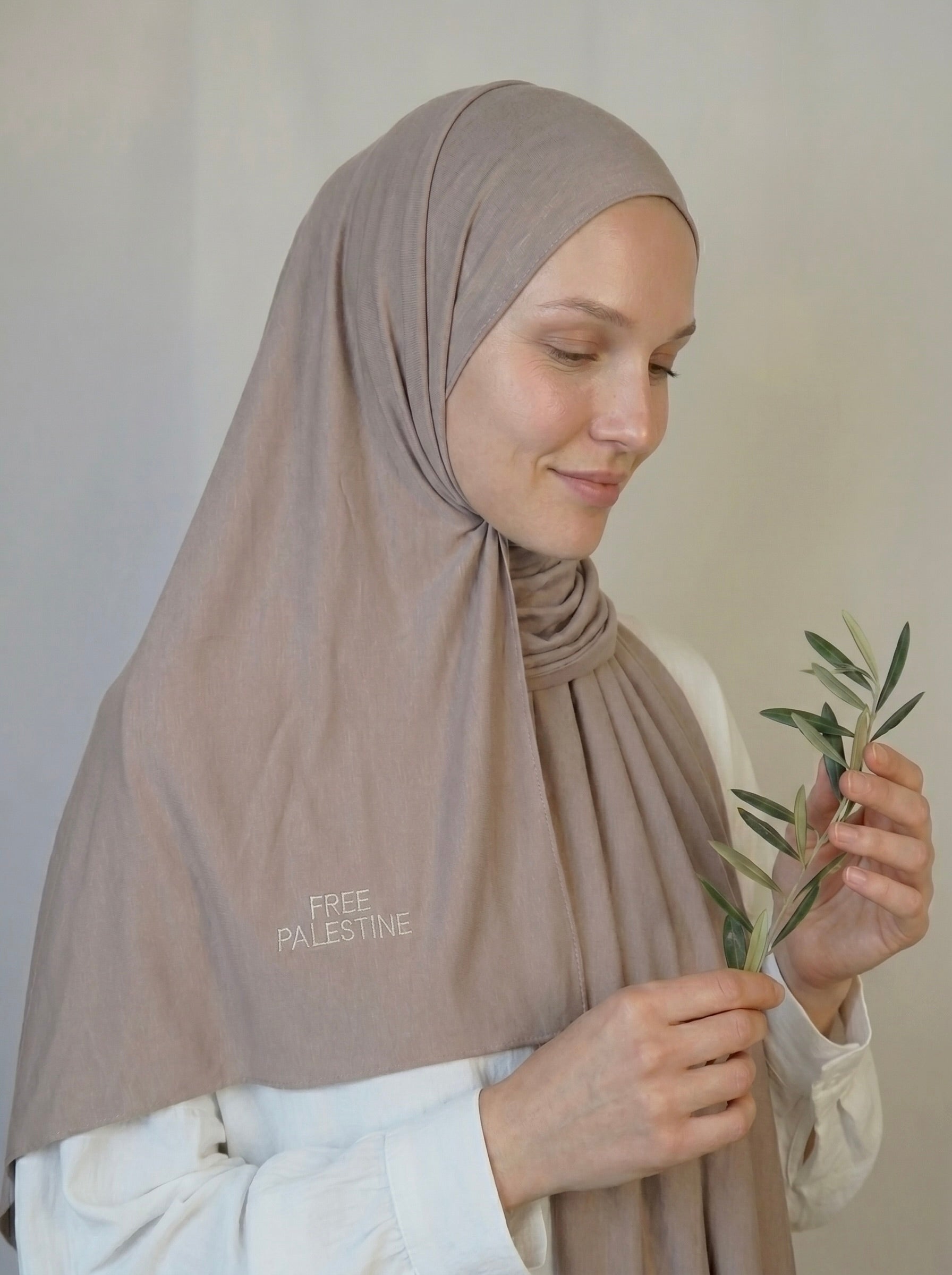 Free Palestine Bamboo Hijab