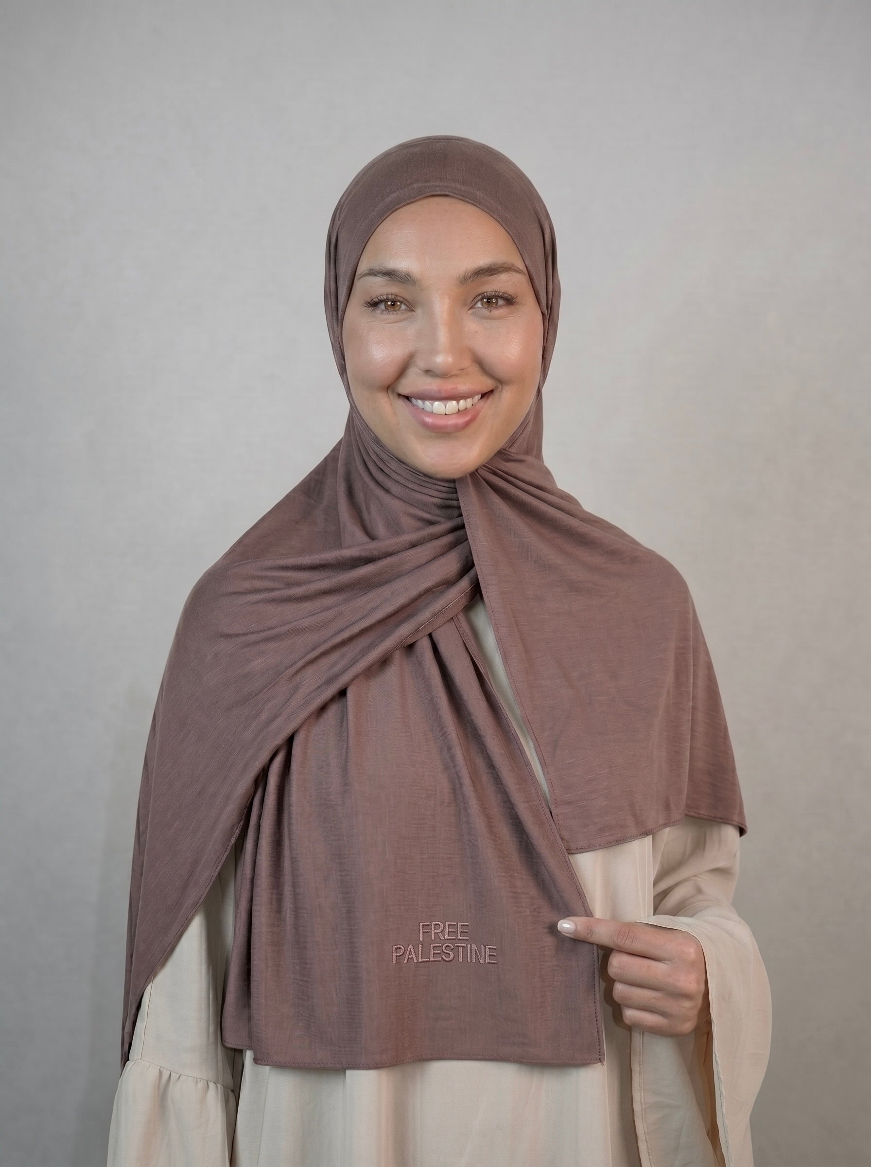 Free Palestine Bamboo Hijab