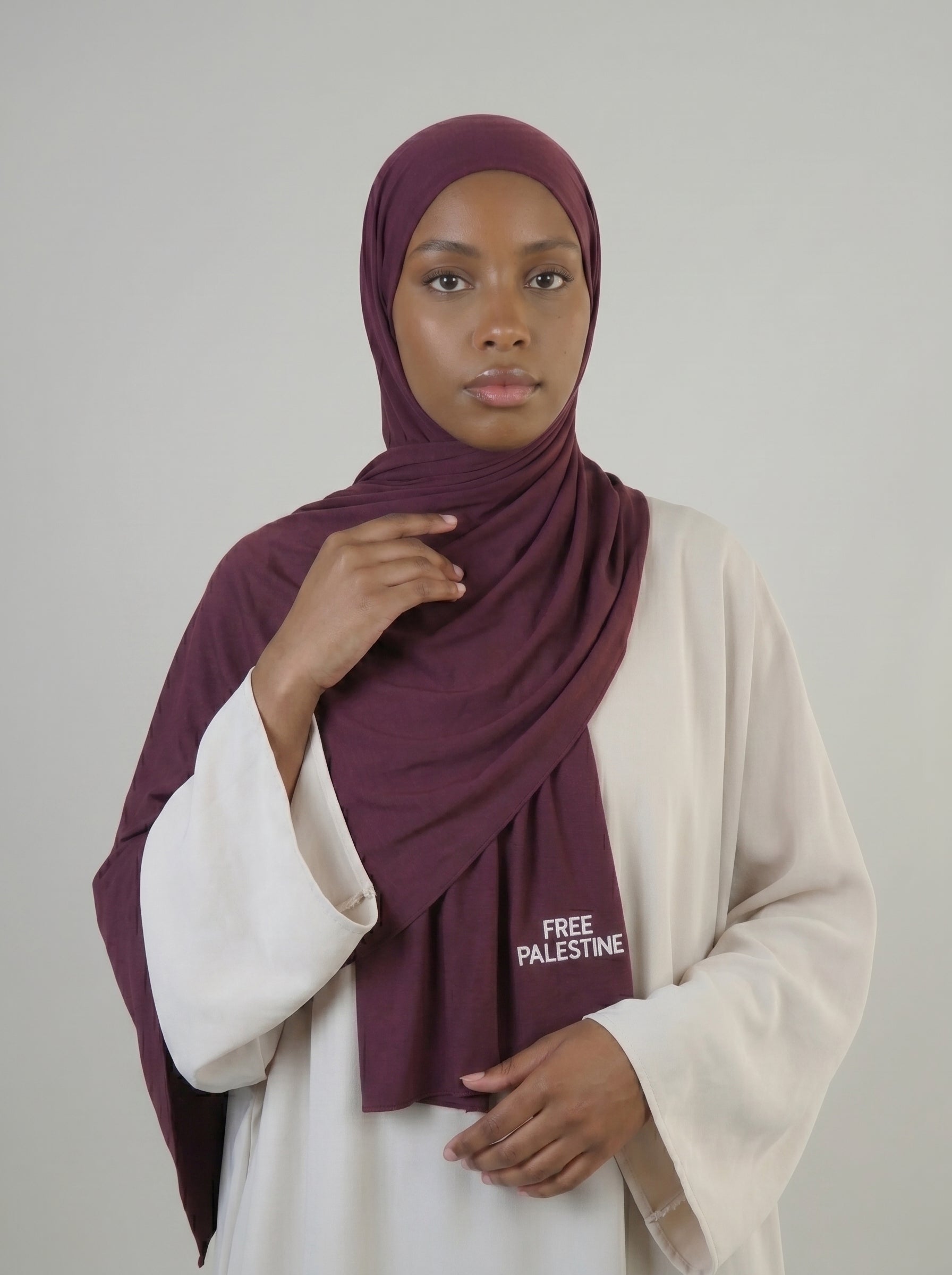 Free Palestine Bamboo Hijab